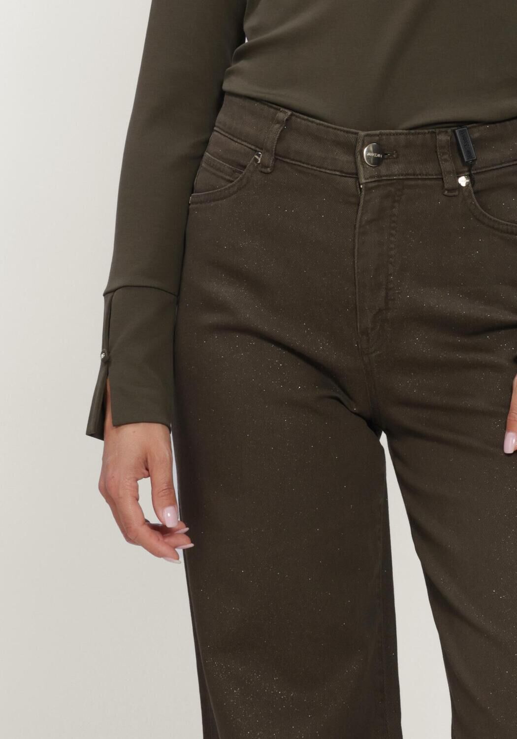 Groene MARC CAIN COLLECTION Straight leg jeans JEANS WARRI - large