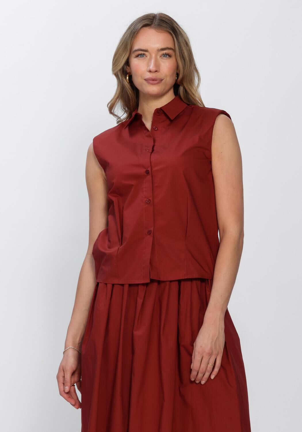 Lina Locchi Blouse
Dames Ll-adelina, Maat: 34, Kleur: Bordeaux afbeelding 1