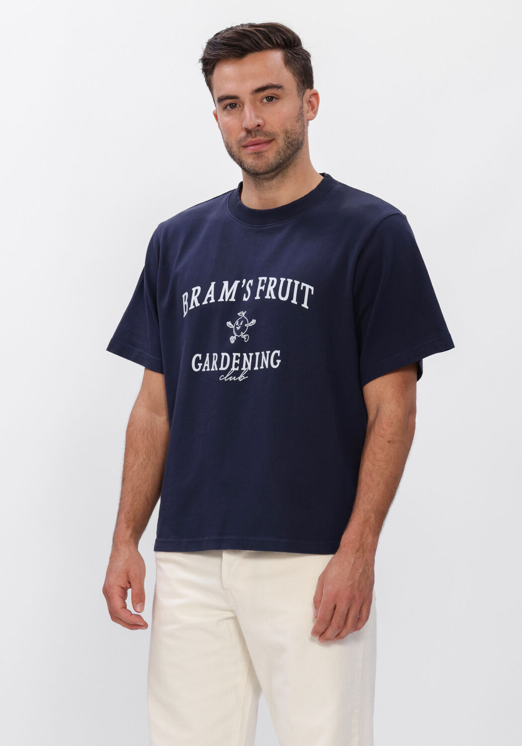 Blauwe BRAM'S FRUIT T-shirt GARDENING CLUB T-SHIRT - large