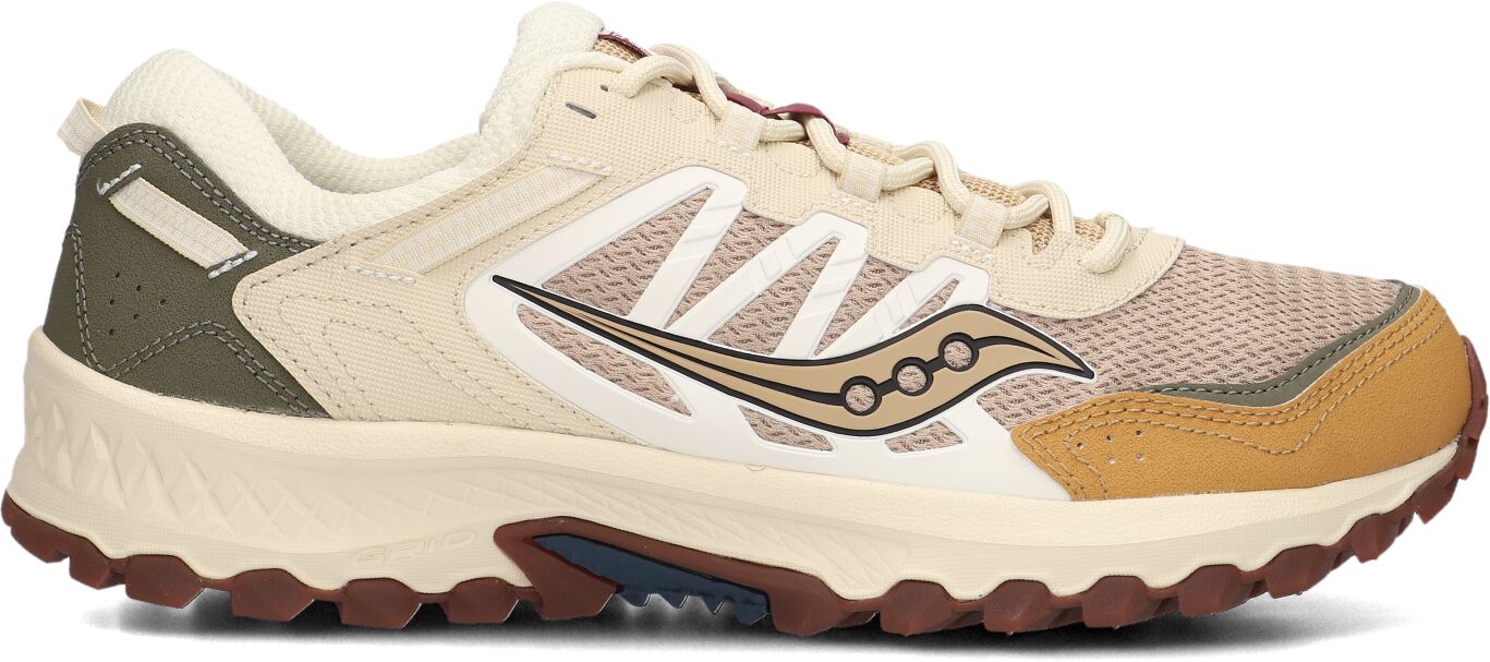 Saucony Lage Sneakers Heren Grid Peak M, Maat: 44, Materiaal: Mesh, Kleur: Bruin