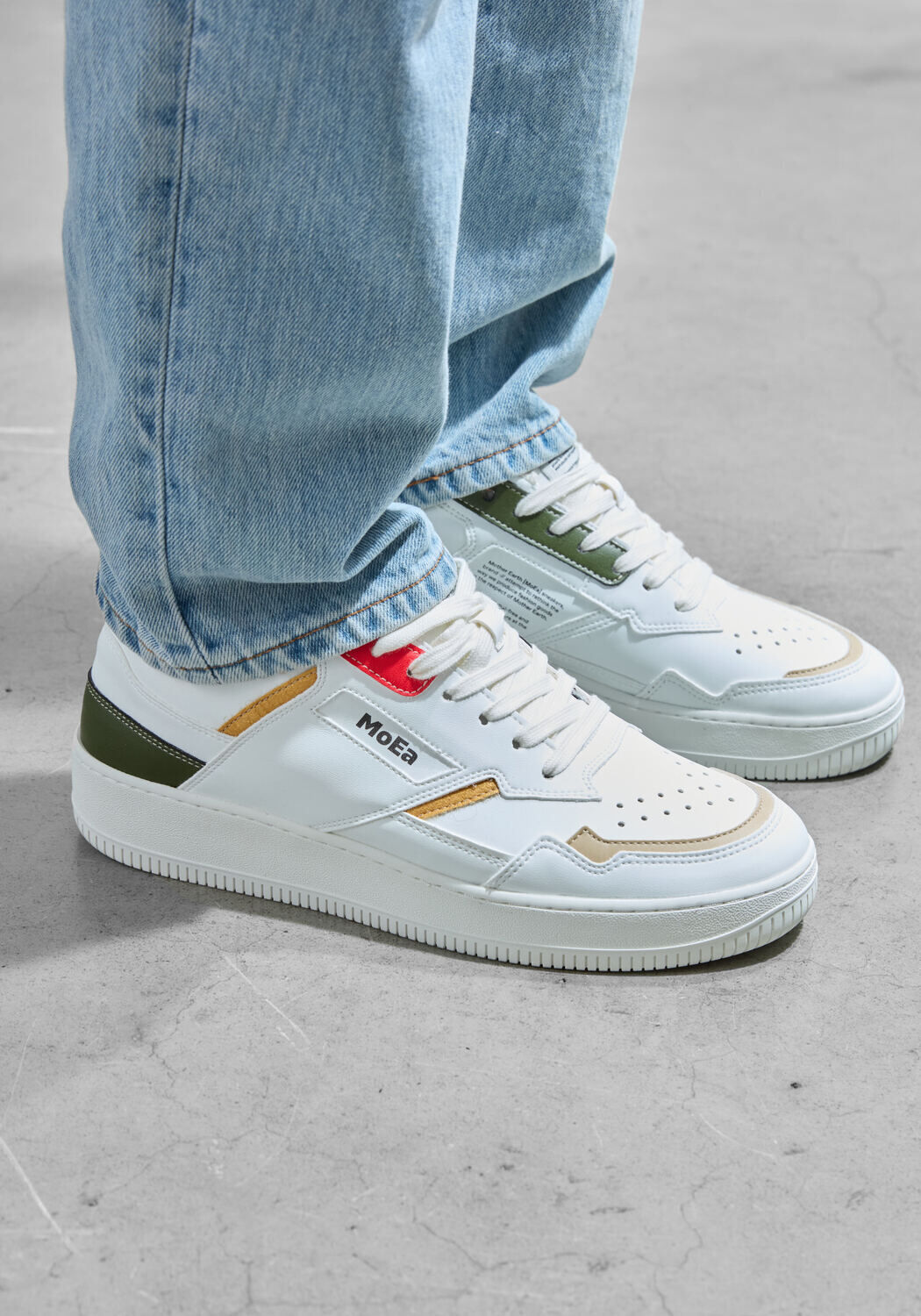 Witte MoEa Lage sneakers MOEA-BAGSN1 - large