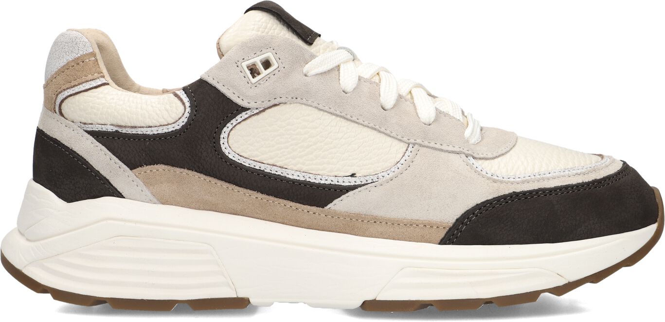 Xsensible Lage Sneakers Heren Manhattan, Maat: 47, Materiaal: Leer, Kleur: Beige afbeelding 1