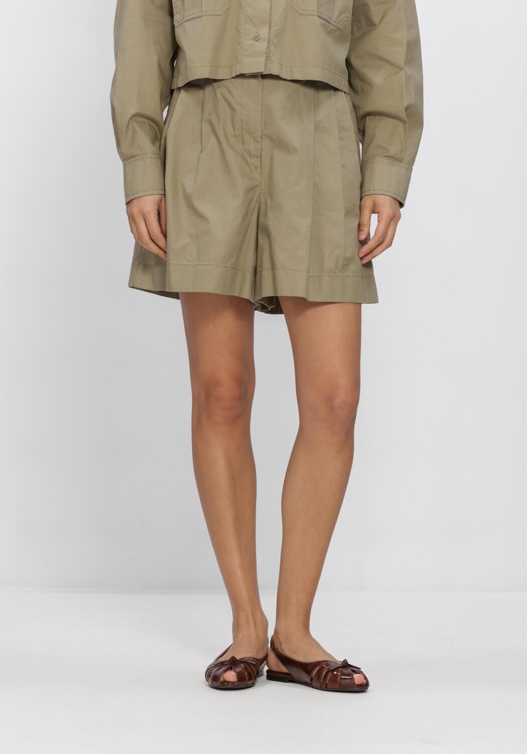 Olijf MAX MARA Broeken SHORT - large