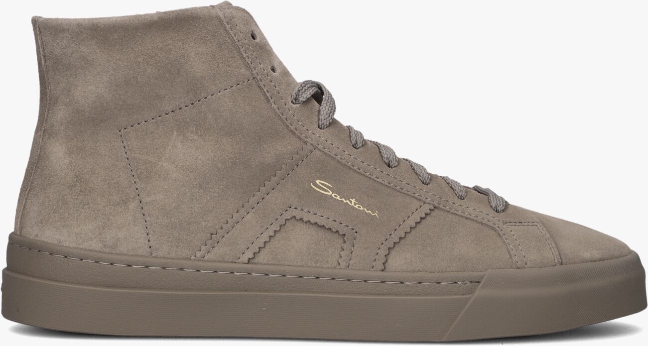 Baskets 'Nova' Santoni Couleur Taupe, Taille 37 - Neuf Avec Emballage, Fabriqué En Italie