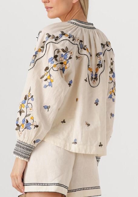 Gebroken wit SCARLETT POPPIES Blouses FEMME TOP - large