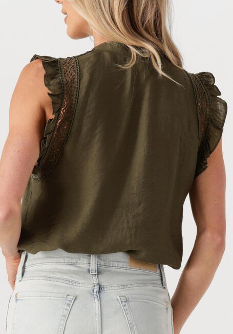 Olijf CO'COUTURE Top CARYNCC FRILL TOP - large