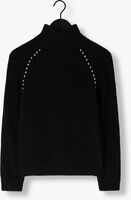Zwarte MOS MOSH Trui ZORA BEAD HIGHNECK KNIT Zwarte MOS MOSH Trui ZORA BEAD HIGHNECK KNIT - medium