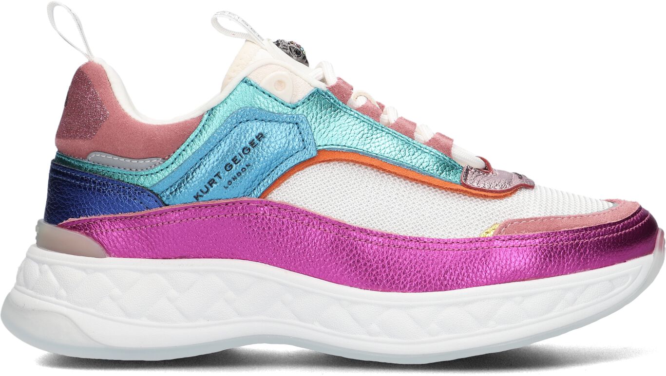 Kurt Geiger London Lage Sneakers Dames Kensington Sneaker, Maat: 38, Materiaal: Leer, Kleur: Wit