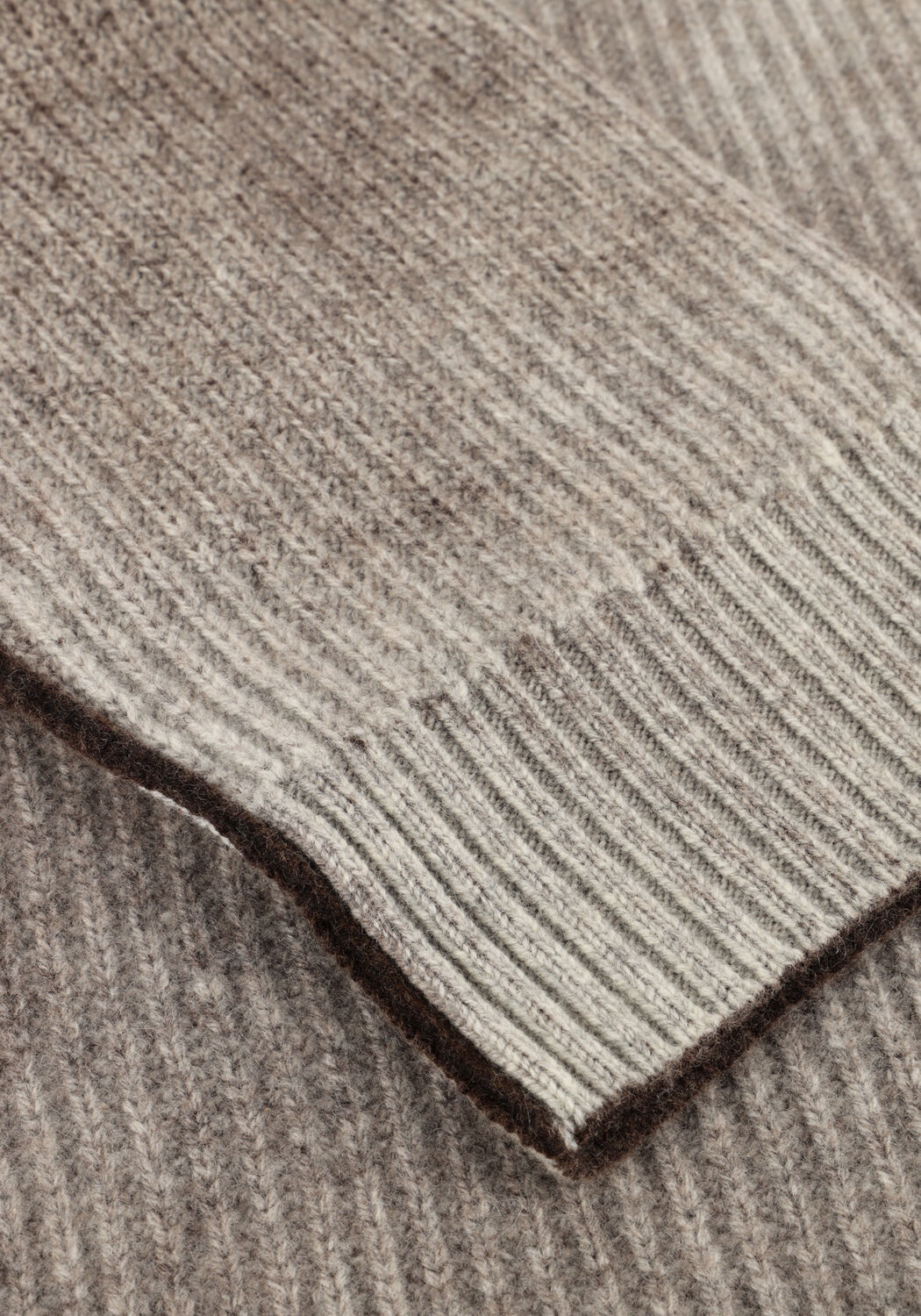 Taupe REPRESENT Trui REVERSIBLE FADE OUT KNIT - large