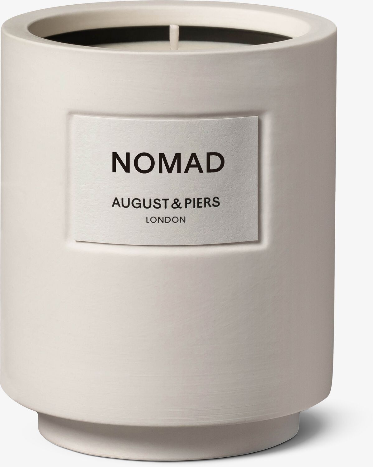 August & Piers Dames Nomad 340gr - Scented Candle, Maat: 340 gr, Kleur: Gebroken wit afbeelding