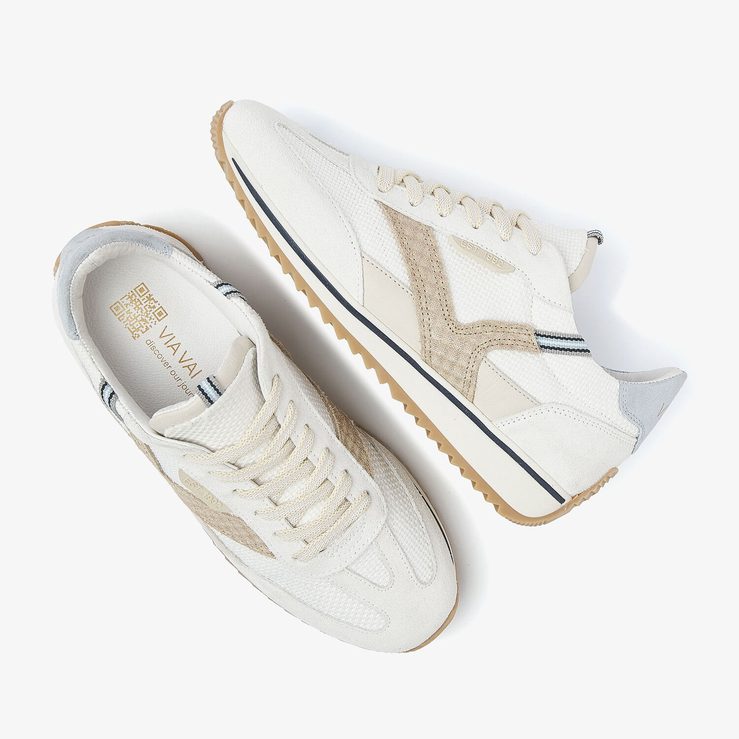 Witte VIA VAI Lage sneakers MIKKI RUBY - large