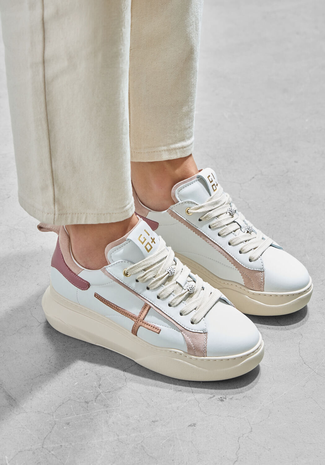 Witte GIO+ Lage sneakers GIADA - large