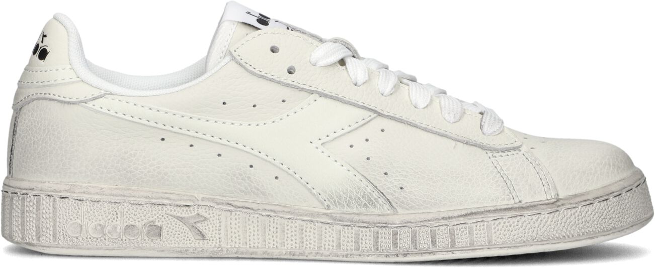 Diadora Lage Sneakers Dames Game L Low Waxed Wn, Maat: 37, Materiaal: Leer, Kleur: Wit