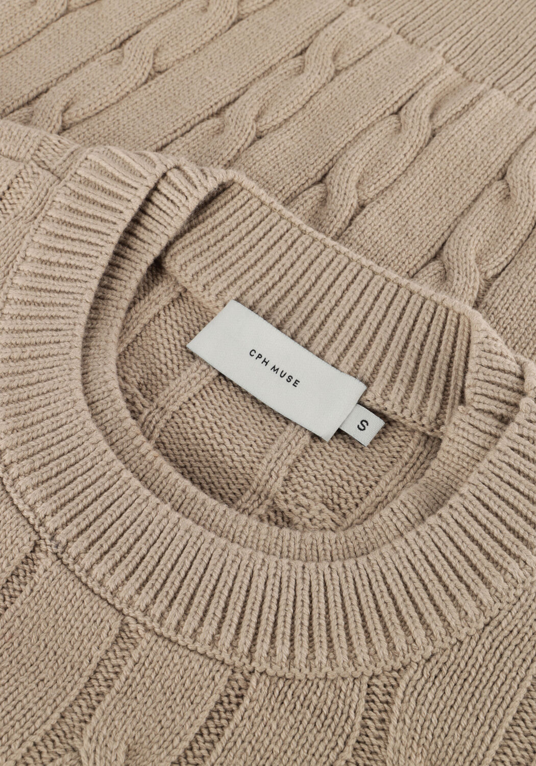 Beige COPENHAGEN MUSE Trui CMKOTOM-PULLOVER - large