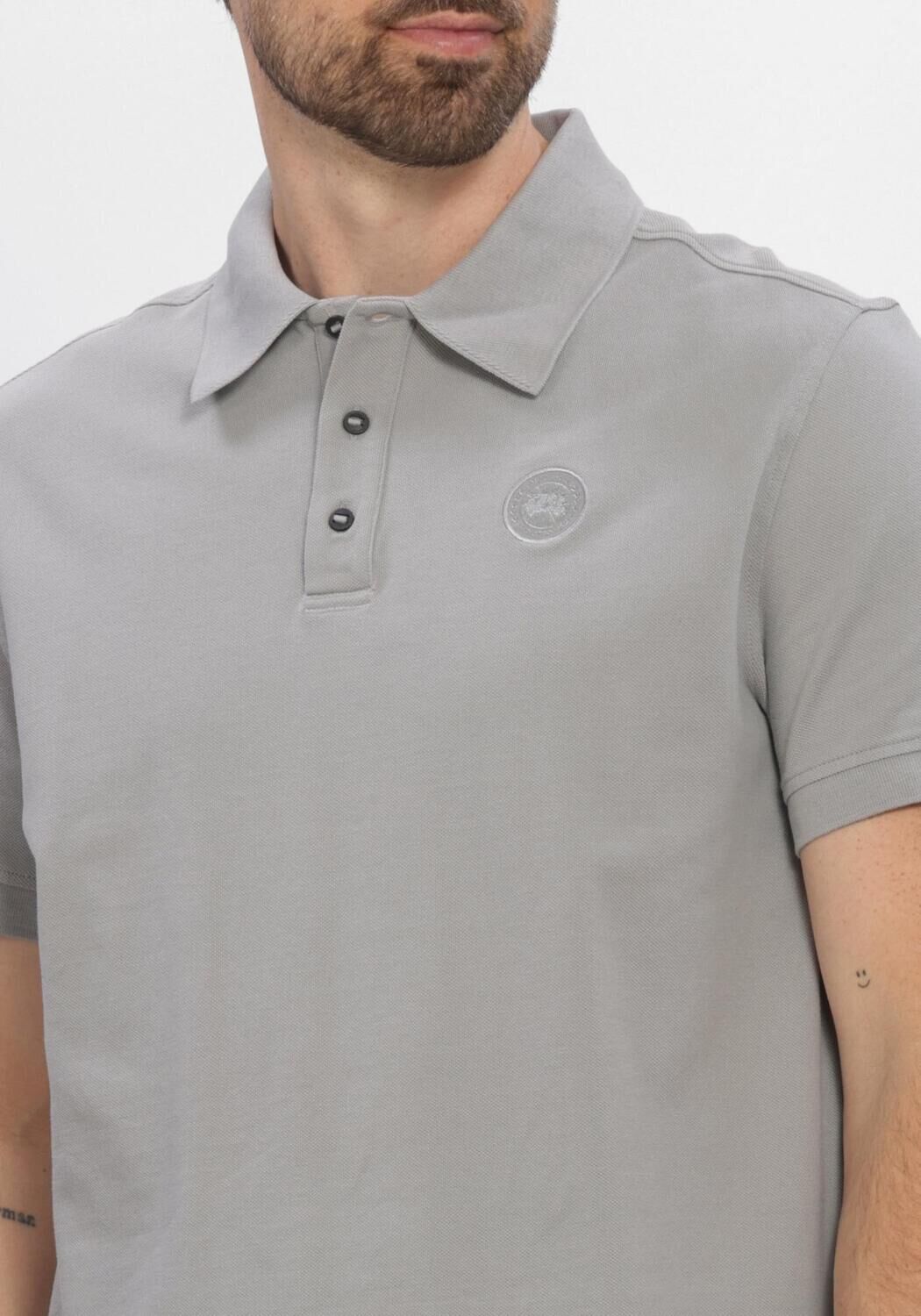 Grijze CANADA GOOSE Polo BECKLEY POLO WITH TONAL DISC - large