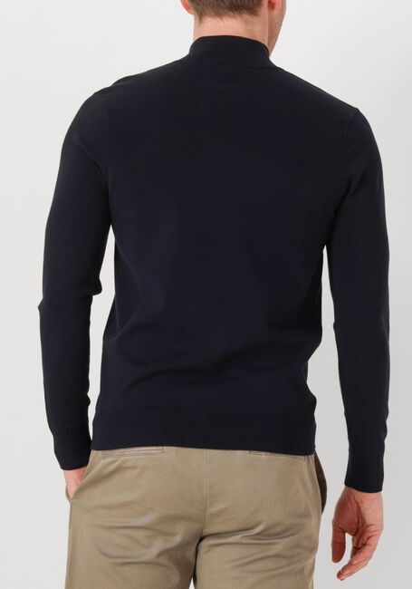 Donkerblauwe PROFUOMO Trui HALF ZIP LUXURY BASIC - large