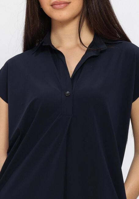 Blauwe PENN & INK Midi jurk DRESS - large