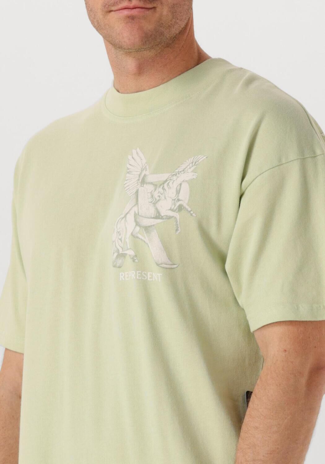Lime REPRESENT T-shirt ELEGANCE IN MOTION T SHIRT - large