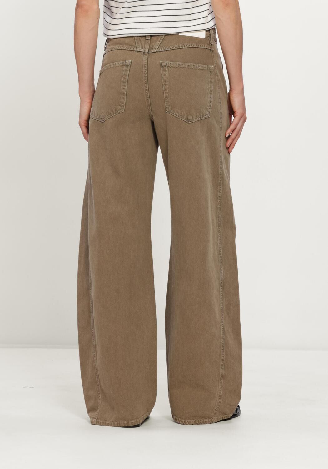 Khaki CLOSED Wide jeans TORI-X - large
