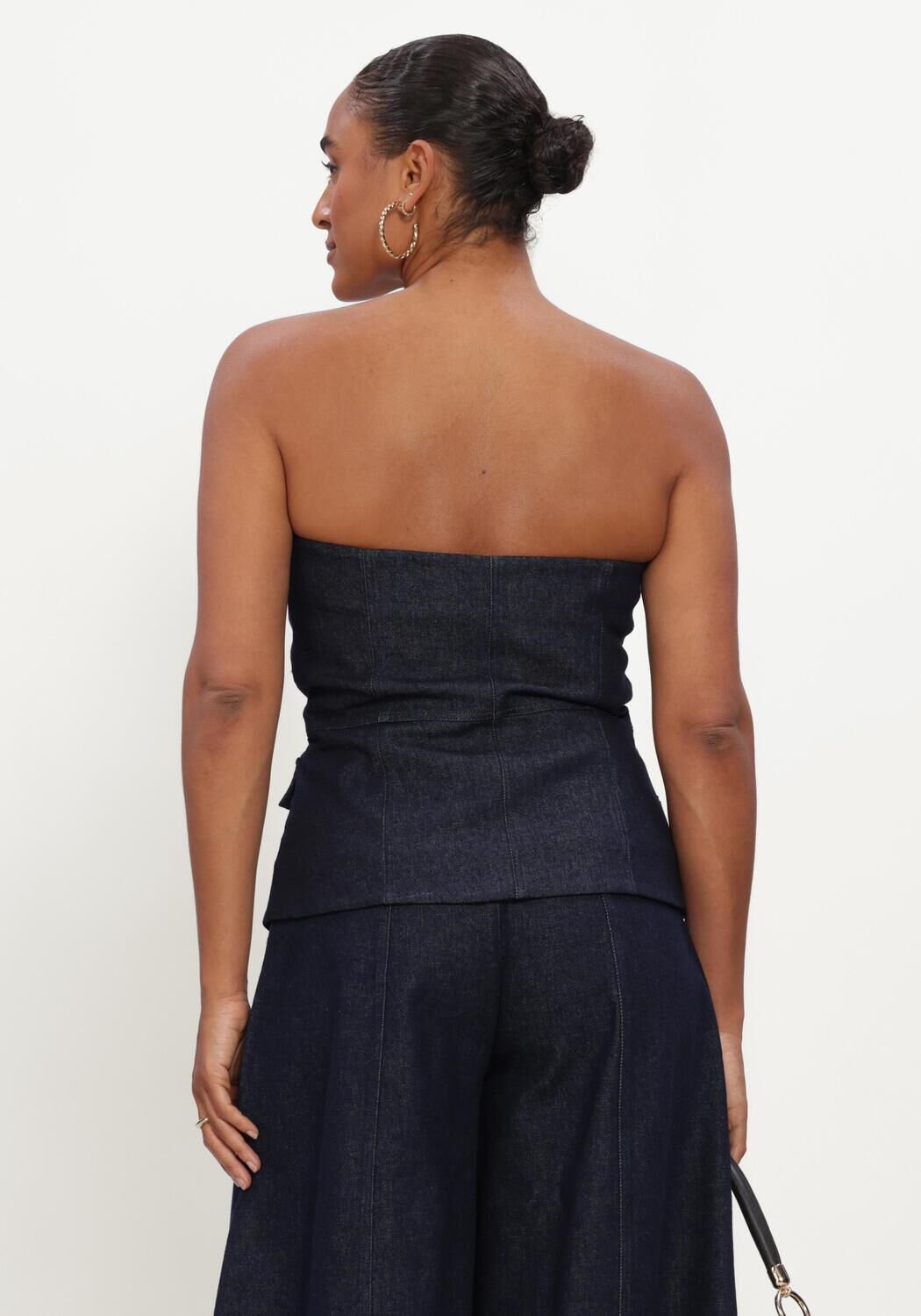 Donkerblauwe COPENHAGEN MUSE Top CMANNAIS-CORSAGE - large