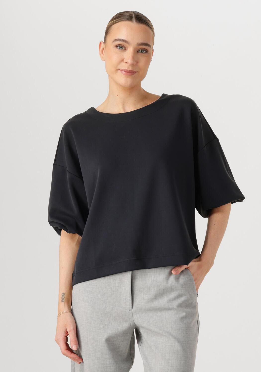 Aimee the Label T-Shirt Dames Romee2, Maat: XS, Kleur: Zwart afbeelding 1