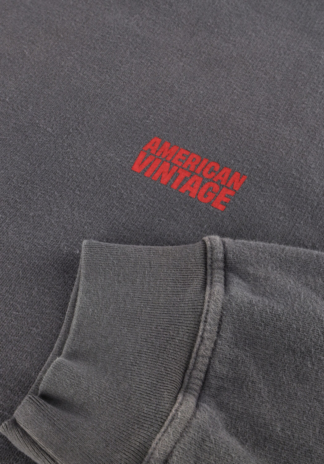 Donkergrijze AMERICAN VINTAGE Sweater PLIZZY 1 - large