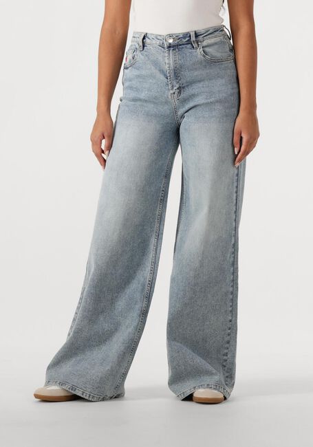 Lichtblauwe JANICE Flared jeans MASON - large