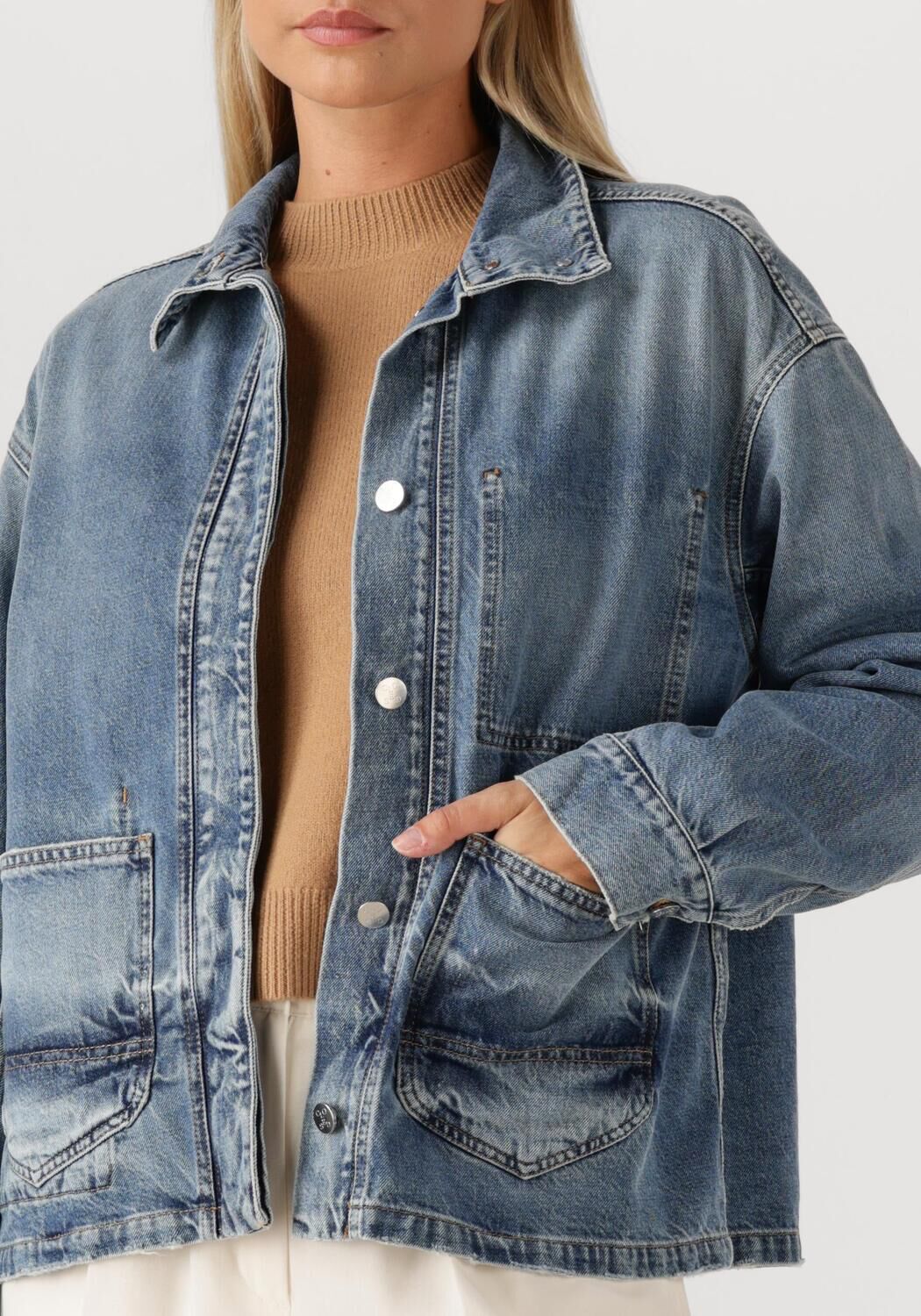 Blauwe CLOSED Blazer SHACKET - large