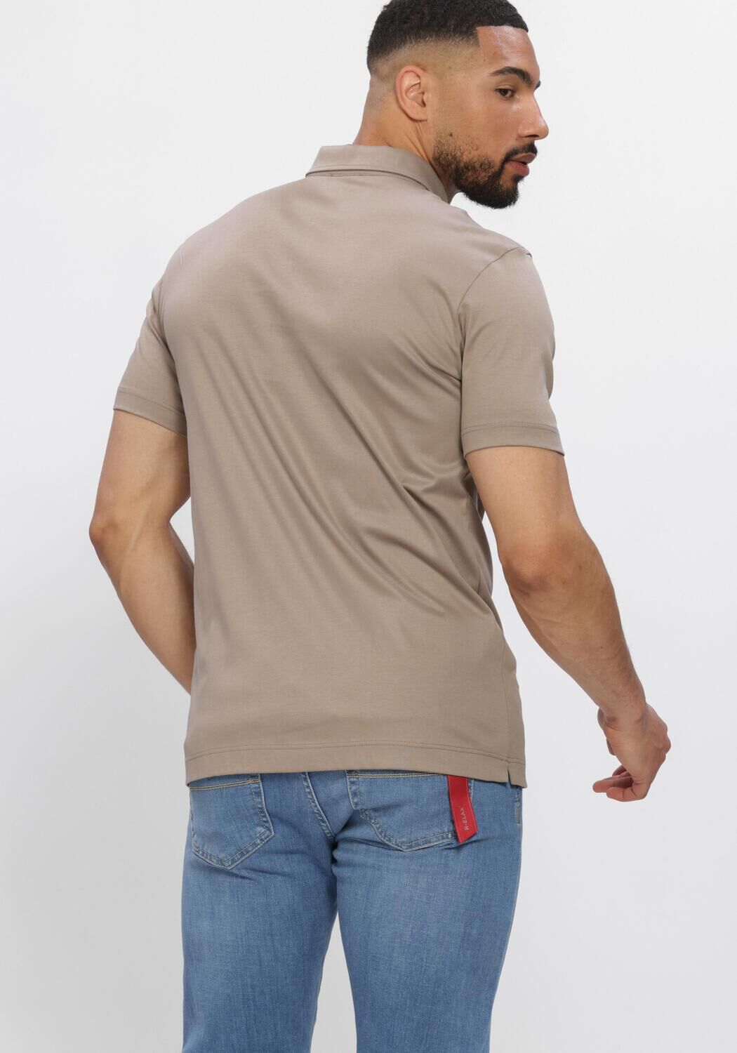 Beige VALENZA Polo SUPIMA POLO SCHILLER COLLAR S/S - large