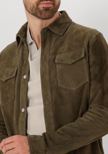 Khaki ALTER EGO Leren jas ROBERT - large