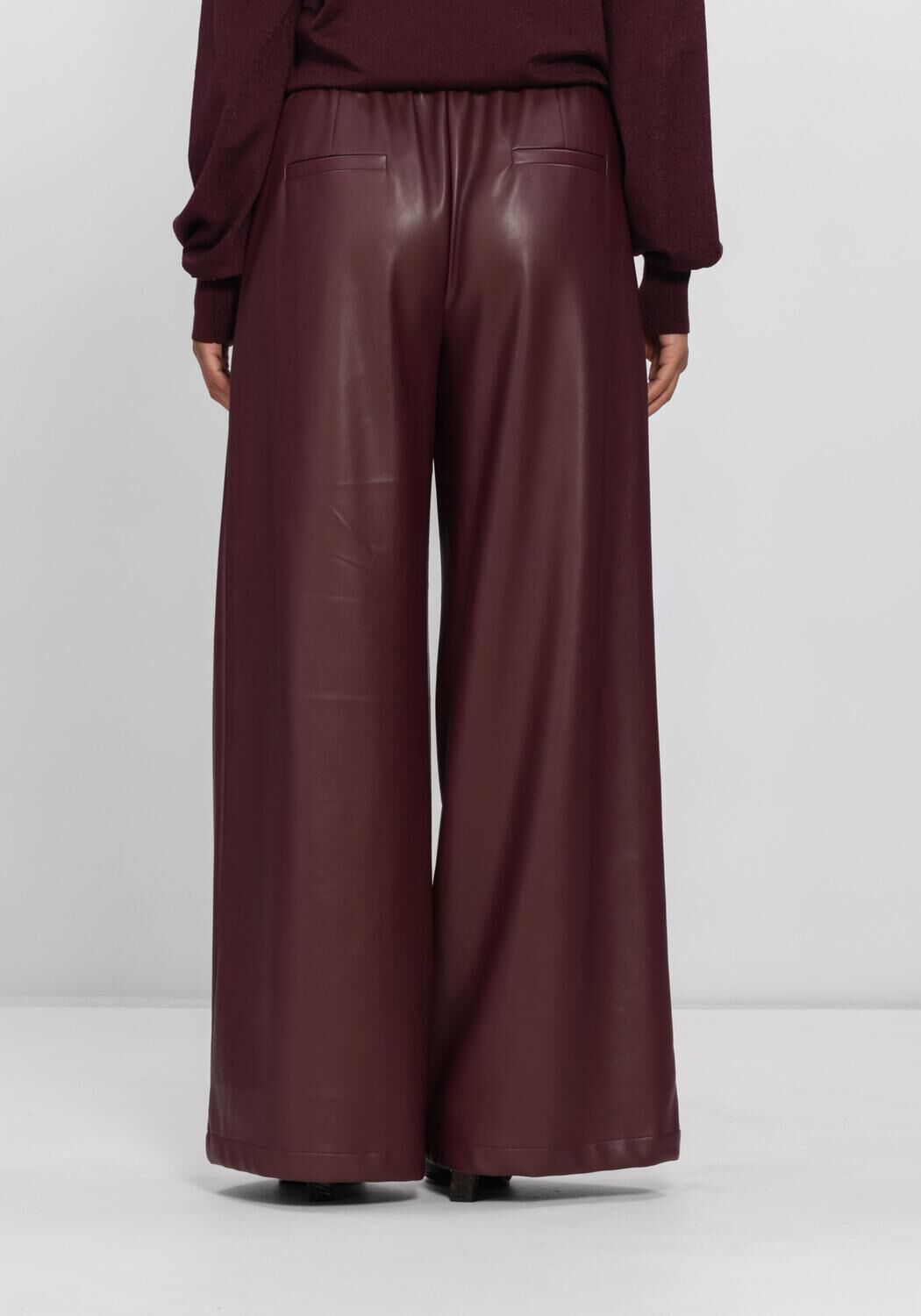 Bordeaux AMAYA AMSTERDAM Wijde broek THORNE PANTS - large