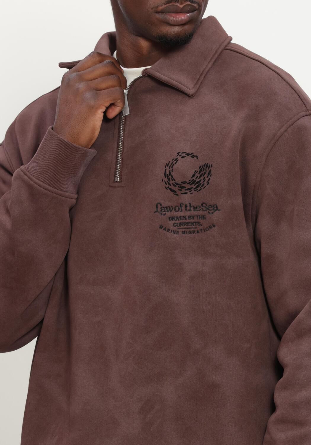 Bruine LAW OF THE SEA Polo NORTH - large