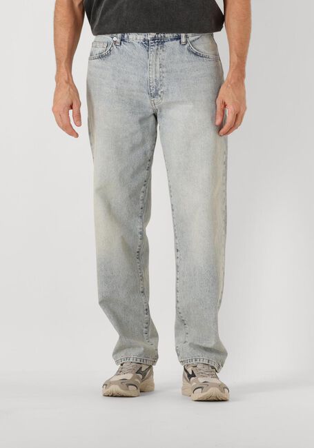Lichtblauwe WOODBIRD Straight leg jeans WBLEROY DAWN JEANS - large
