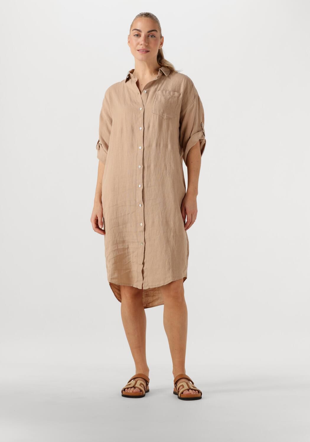 Bellamy Midi Jurk Dames Fay, Maat: XS, Kleur: Zand afbeelding 1