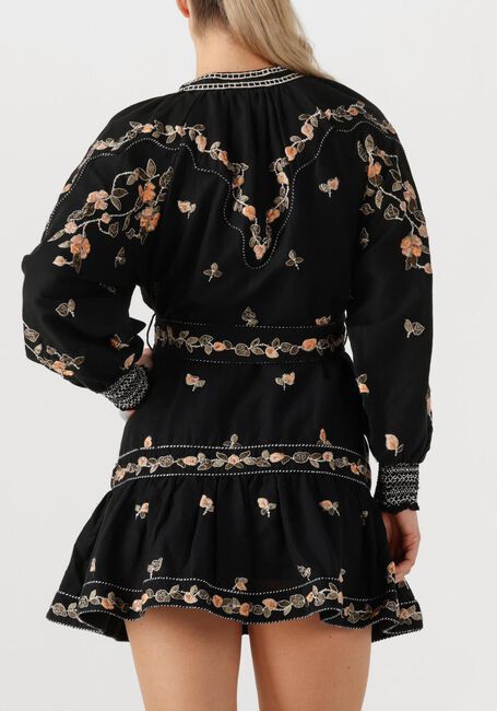 Zwarte SCARLETT POPPIES Mini jurk FIUCCI SHORT DRESS - large