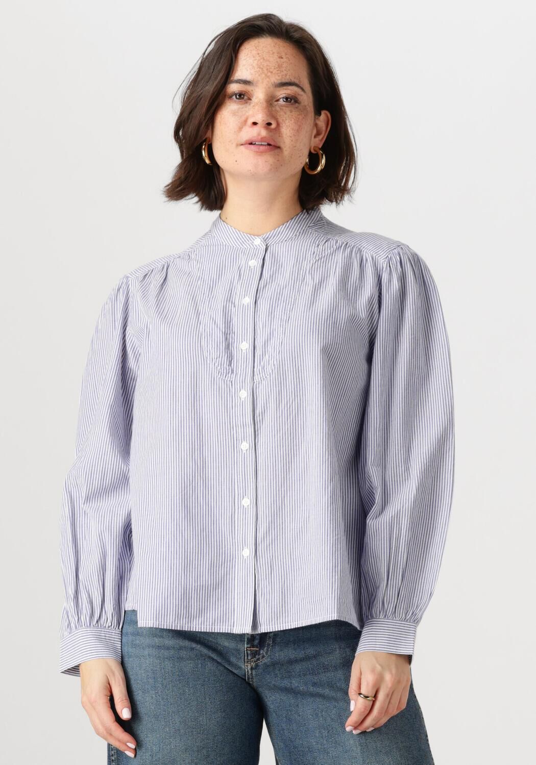 Vanessa Bruno Blouse Dames Chouchou, Maat: L, Kleur: Blauw afbeelding 1