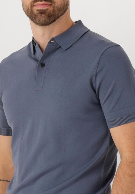 Grijze GENTI Polo POLO BUTTON SS K2046-1260 - large