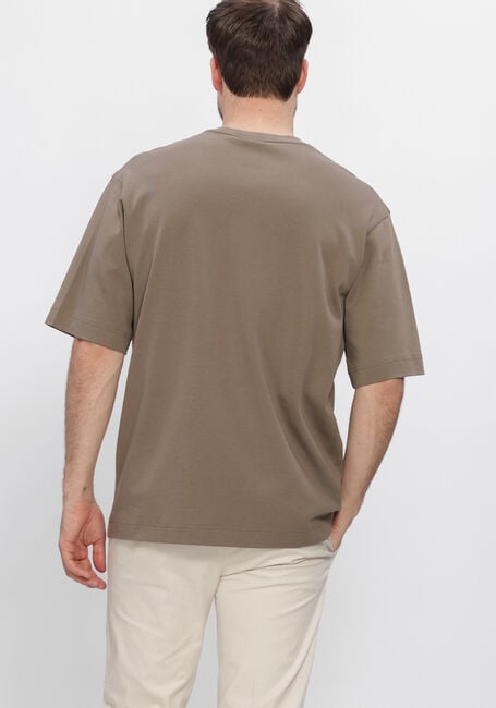 Beige PROFUOMO T-shirt T-SHIRT CREW NECK HEAVY COTTON - large
