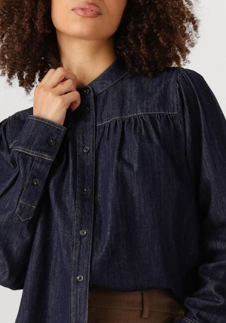 Zwarte SECOND FEMALE Blouses DERA DENIM SHIRT - large