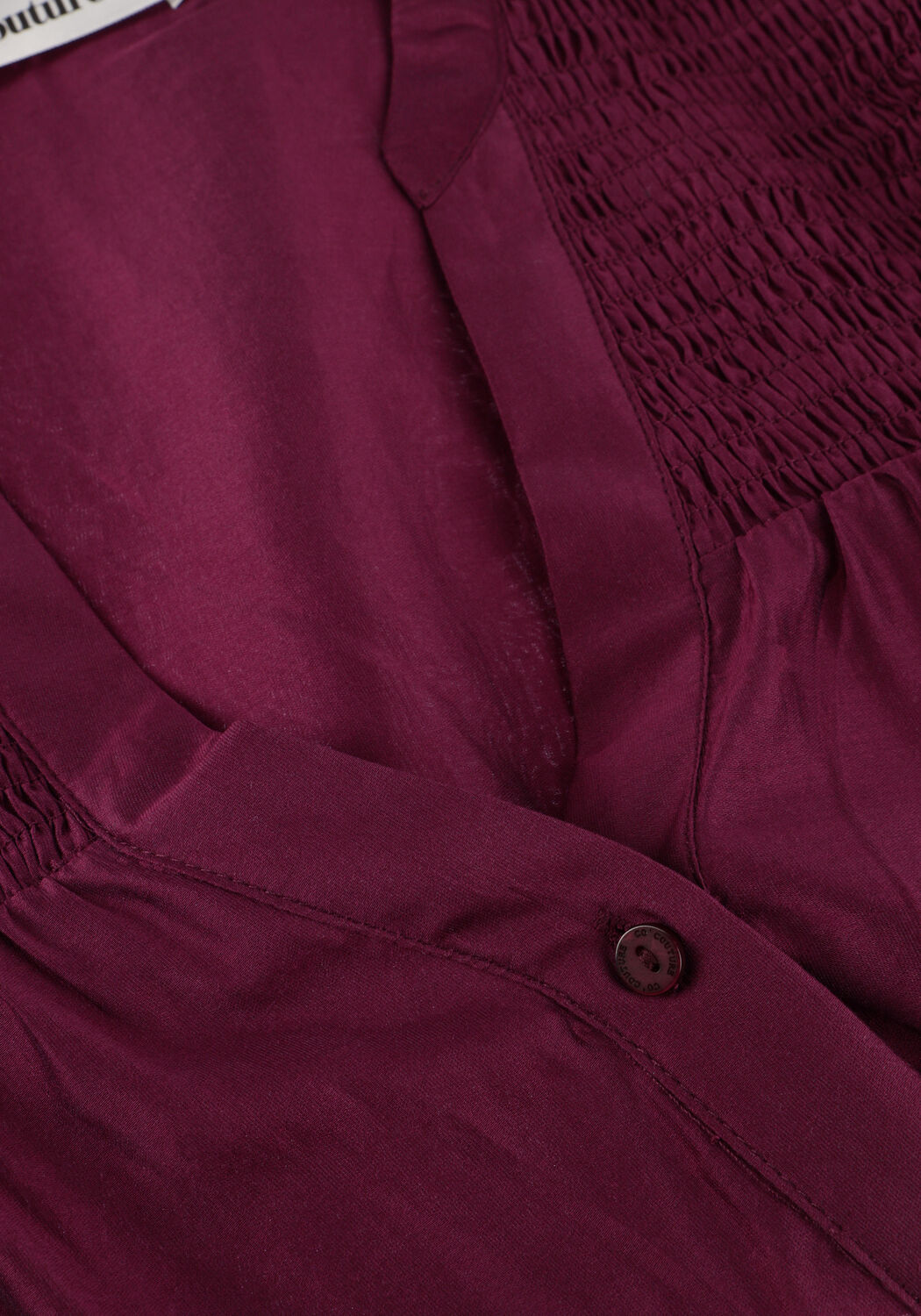 Bordeaux CO'COUTURE Blouses TAFFY SMOCK V-SHIRT - large