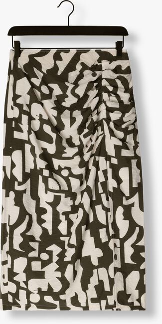 Groene DANTE6 Midirok PRINT SMOCK ROK Groene DANTE6 Midirok PRINT SMOCK ROK - large