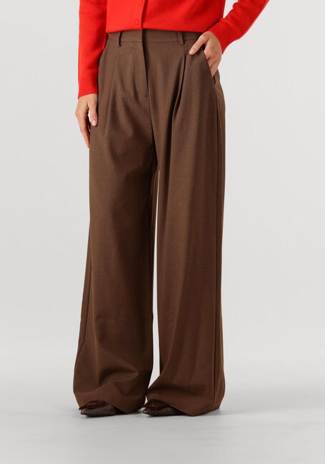 Bruine SUNCOO Wijde broek JONAS - large