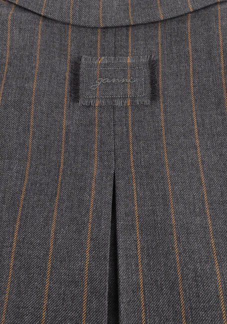 Grijze GANNI Blazers WOOL STRIPE BLAZER - large