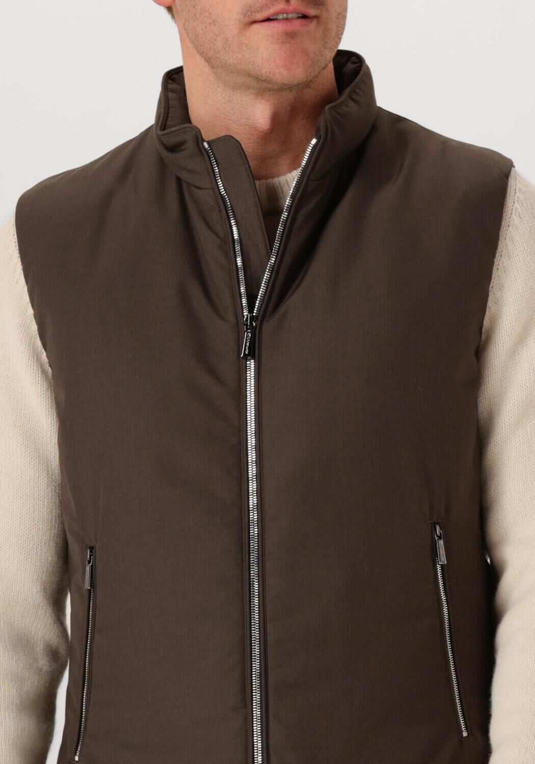 Bruine MOORER Bodywarmer UROS PUM - large