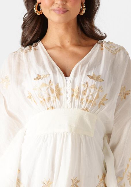 Beige GREEK ARCHAIC KORI Maxi jurk 430511 - large