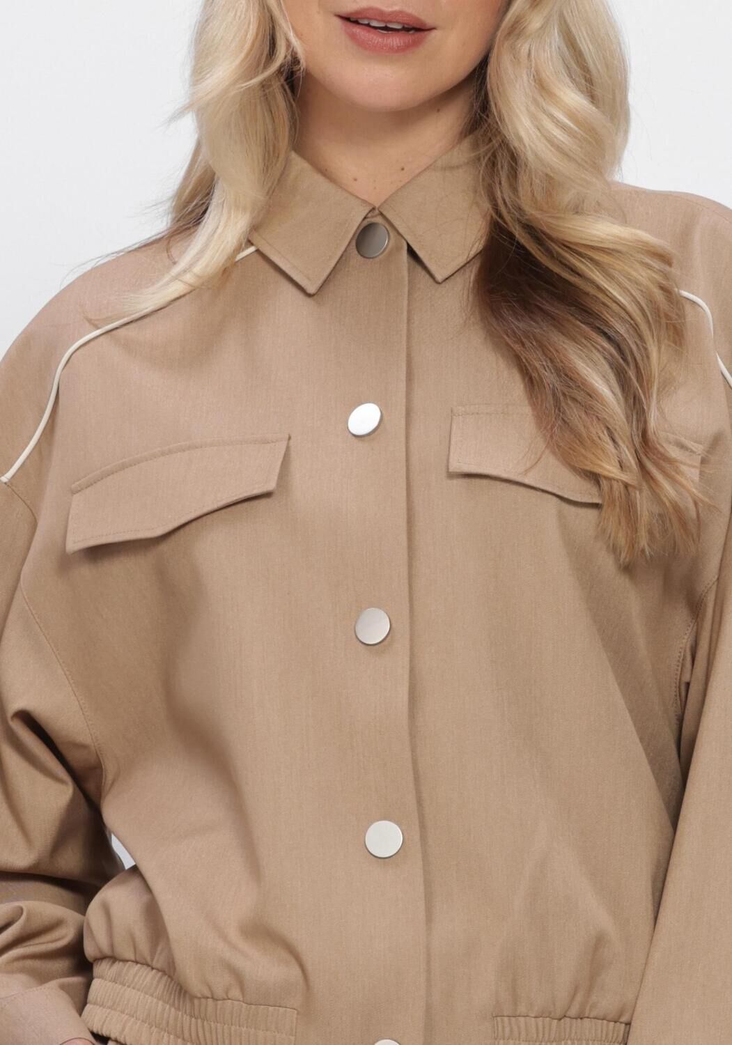 Camel ALIX THE LABEL Jassen LADIES WOVEN 2 TONE JACKET - large