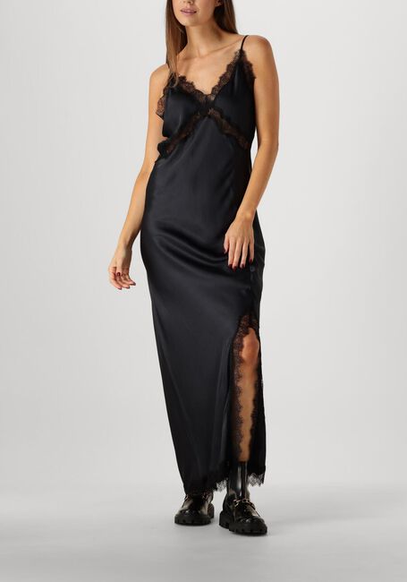 Donkerblauwe HERSKIND Maxi jurk JONATHAN DRESS - large