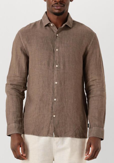 Bruine THE GOODPEOPLE Casual overhemd SOHO - large