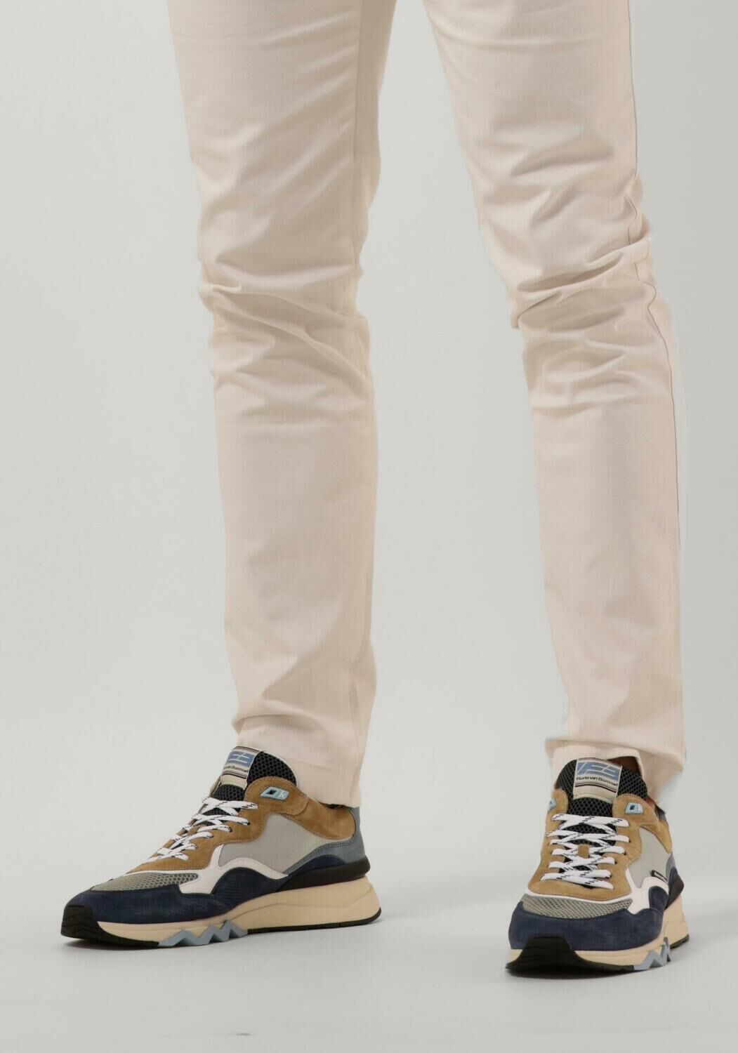 Blauwe FLORIS VAN BOMMEL Lage sneakers SFM-10136 DE ZAGER - large