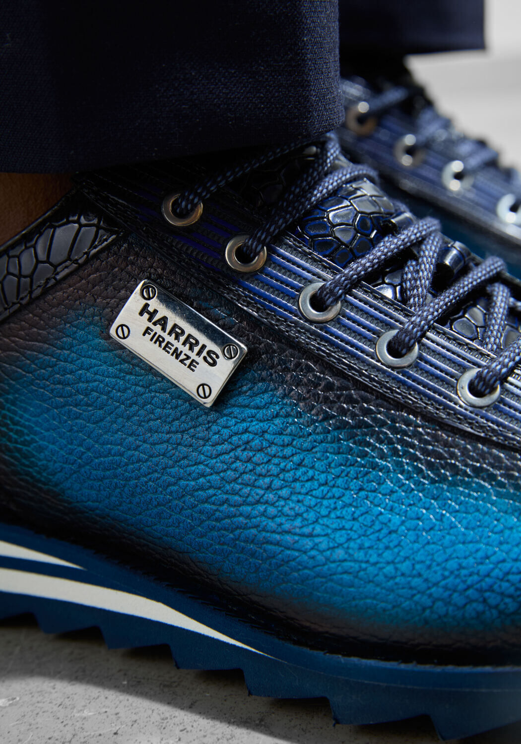 Blauwe HARRIS Lage sneakers 2817 - large